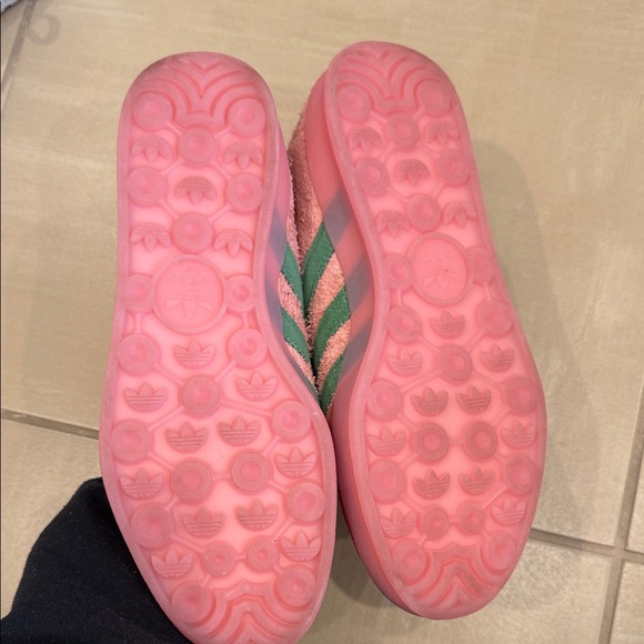 adidas Pink and Green Women's Sneakers - Picture 3 of 3
